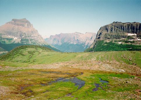 [toward St. Mary's Lake, Glacier National Park, Montana]